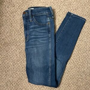 Madewell Roadtripper Skinny Jeans - Dark Blue